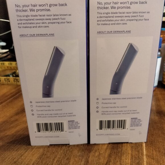 NEW - 2 Flamingo Disposable Dermaplane Razor 3 packs - Picture 3 of 4